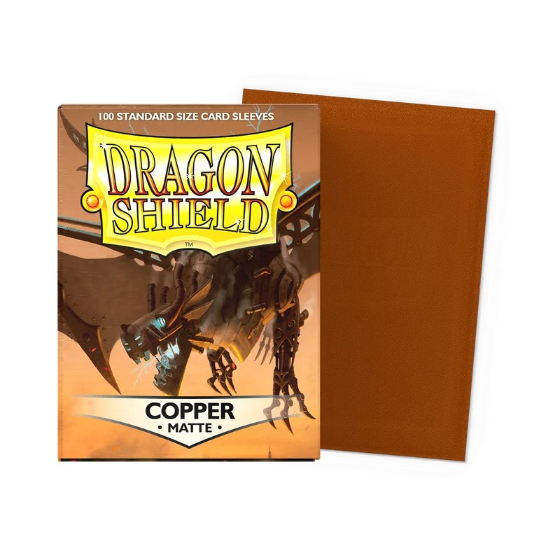 Dragon Shield - 100 Sleeves Standard Matte - Cuivre