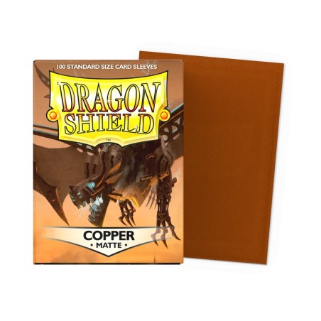 Dragon Shield - 100 Sleeves Standard Matte - Cuivre