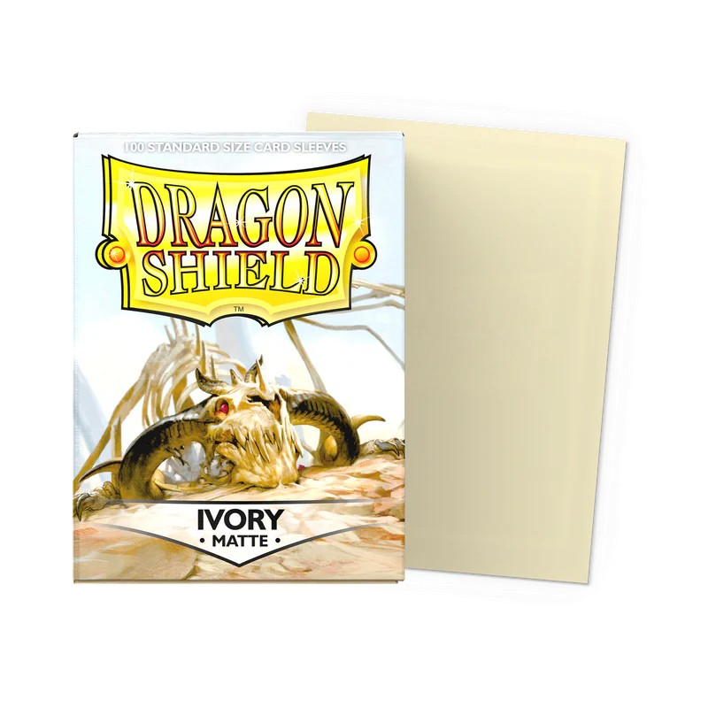 Dragon Shield - 100 Sleeves Standard Matte - Ivoire