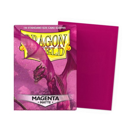 Dragon Shield - 100 Sleeves Standard Matte - Magenta