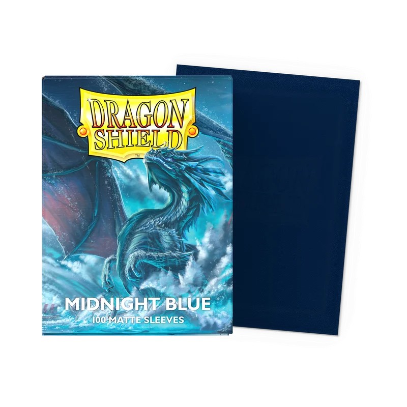 Dragon Shield - 100 Sleeves Standard Matte - Midnight Blue