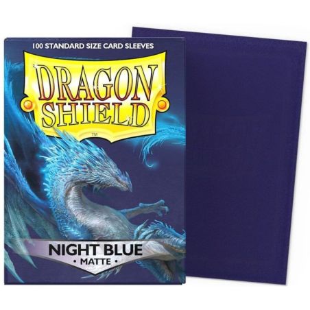 Dragon Shield - 100 Sleeves Standard Matte - Night Blue