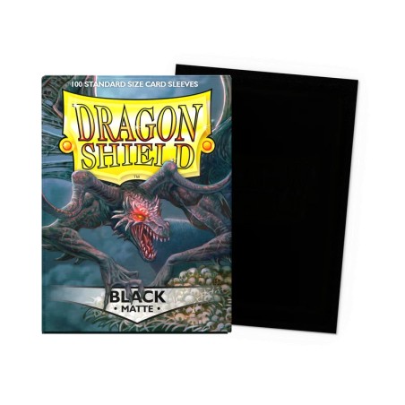 Dragon Shield - 100 Sleeves Standard Matte - Noir