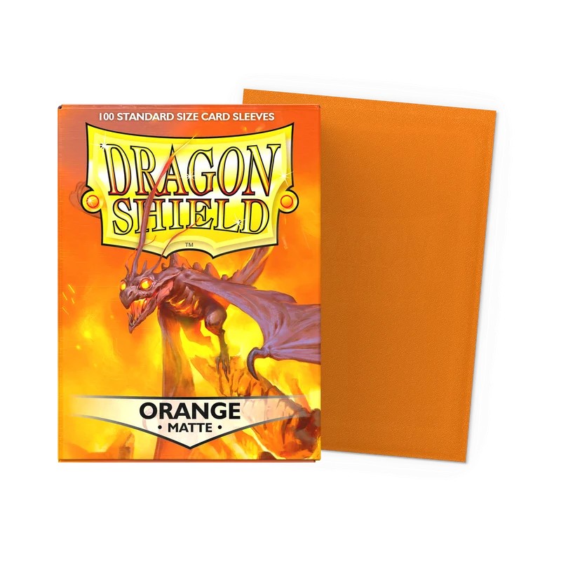 Dragon Shield - 100 Sleeves Standard Matte - Orange