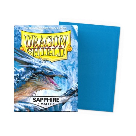 Dragon Shield - 100 Sleeves Standard Matte - Sapphire