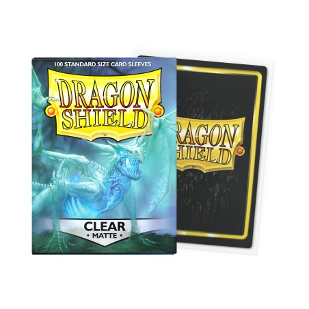 Dragon Shield - 100 Sleeves Standard Matte - Transparent