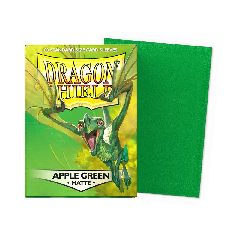 Dragon Shield - 100 Sleeves Standard Matte - Vert Pomme