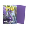 Dragon Shield - 100 Sleeves Standard Dual Matte - Nebula & Silver