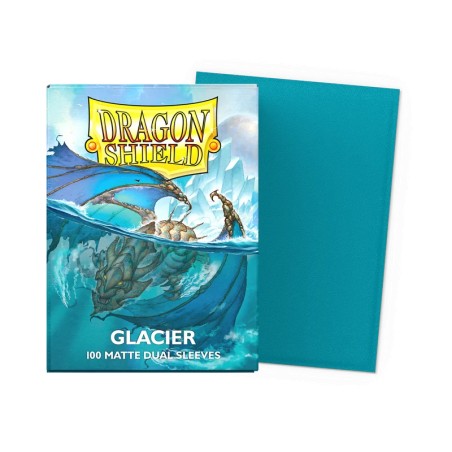 Dragon Shield - 100 Sleeves Standard Dual Matte - Glacier