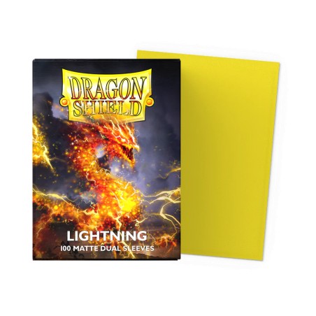 Dragon Shield - 100 Sleeves Standard Dual Matte - Lightning