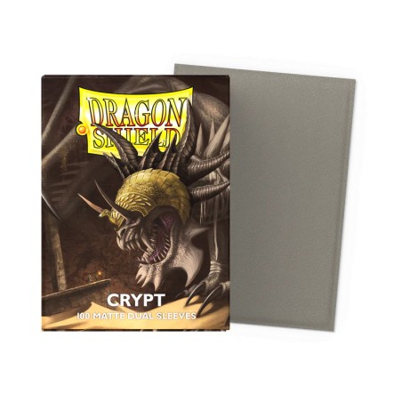 Dragon Shield - 100 Sleeves Standard Dual Matte - Crypt