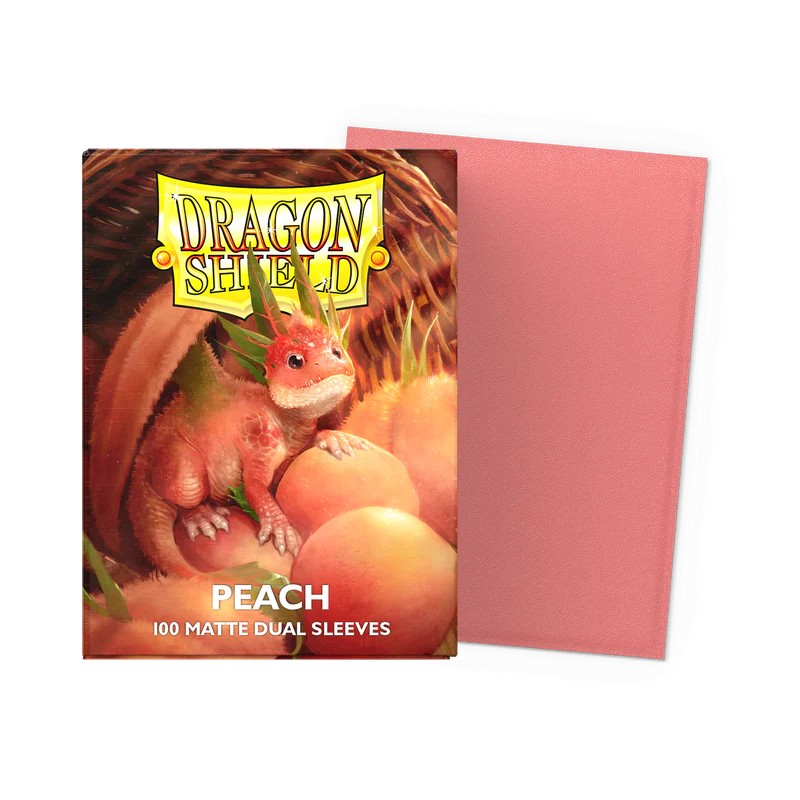 Dragon Shield - 100 Sleeves Standard Dual Matte - Peach