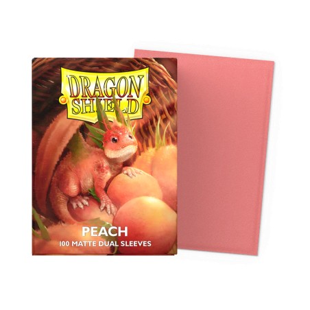 Dragon Shield - 100 Sleeves Standard Dual Matte - Peach