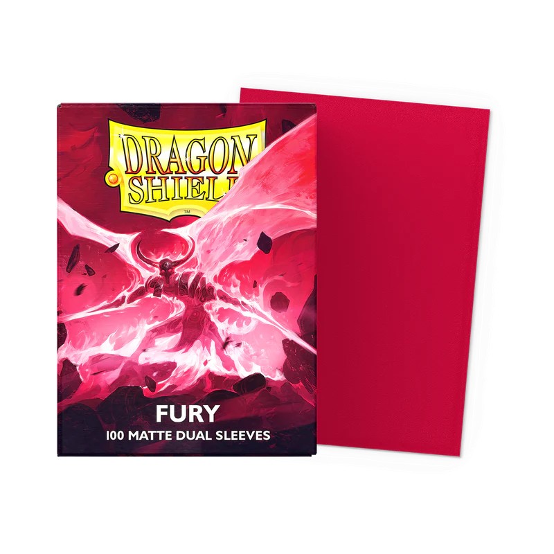 Dragon Shield - 100 Sleeves Standard Dual Matte - Fury