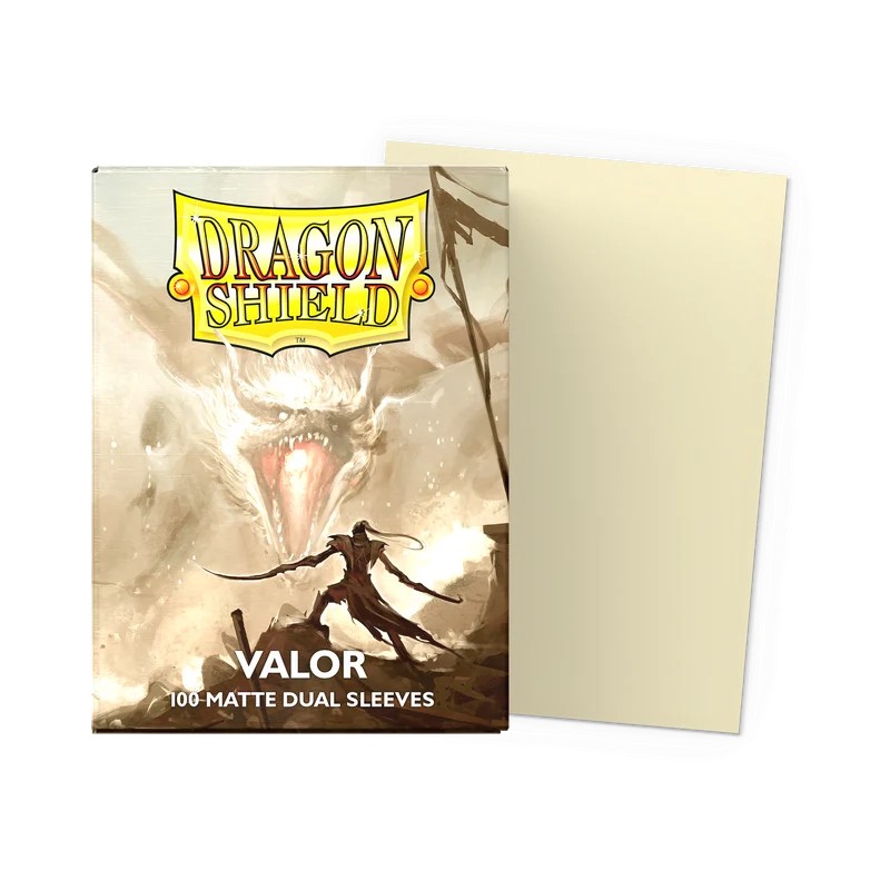 Dragon Shield - 100 Sleeves Standard Dual Matte - Valor