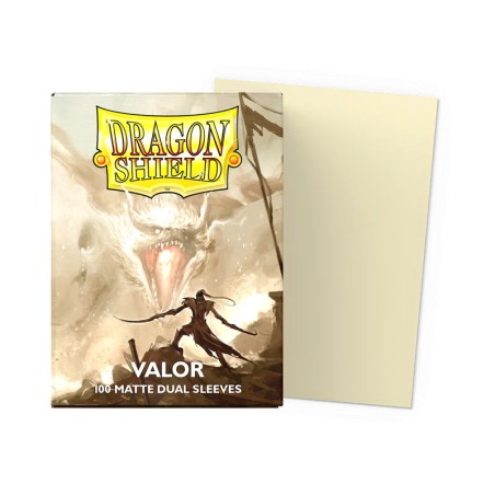 Dragon Shield - 100 Sleeves Standard Dual Matte - Valor