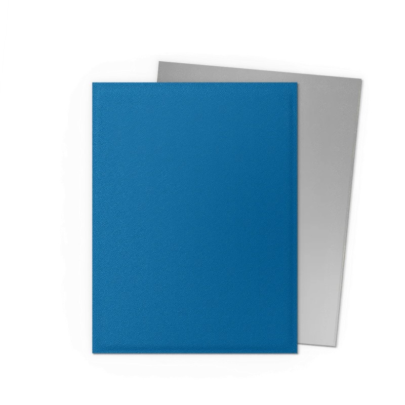 Dragon Shield - 100 Sleeves Standard Dual Matte - Cobalt & Silver