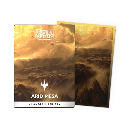 Dragon Shield x MTG - Art Sleeves Dual Matte - Landfall Serie : Arid Mesa