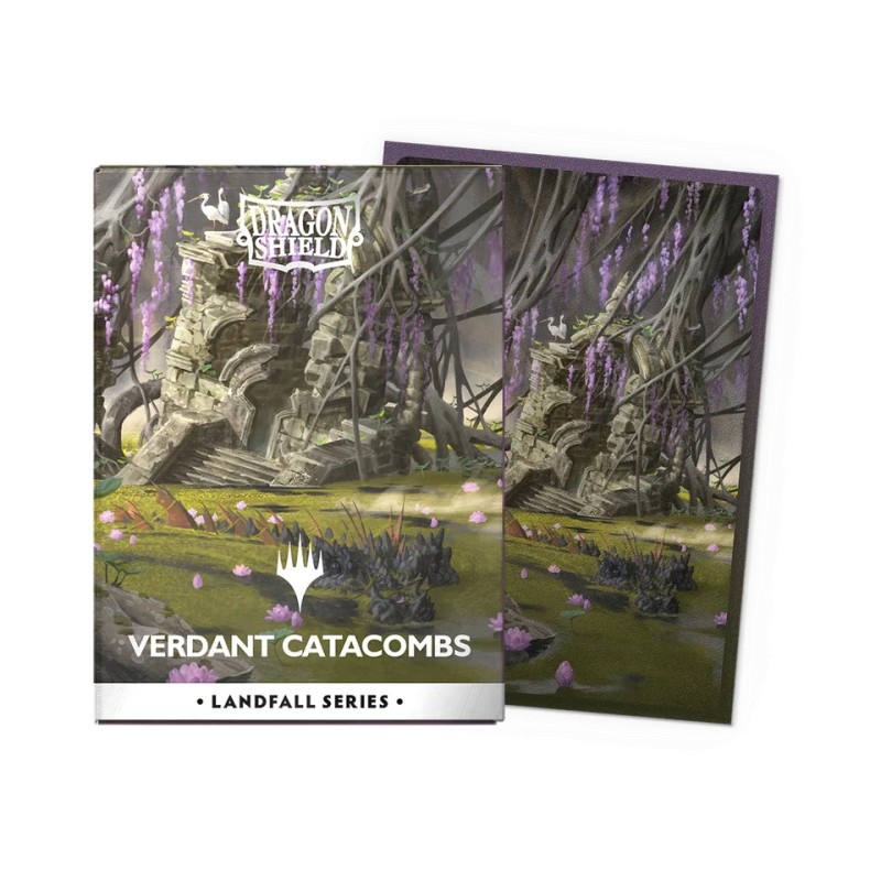 Dragon Shield x MTG - Art Sleeves Dual Matte - Landfall Serie : Verdant Catacomb
