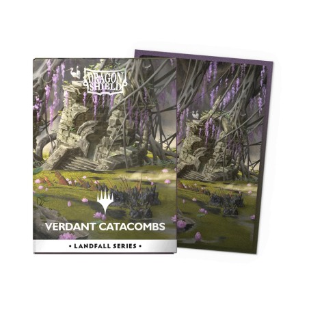 Dragon Shield x MTG - Art Sleeves Dual Matte - Landfall Serie : Verdant Catacomb