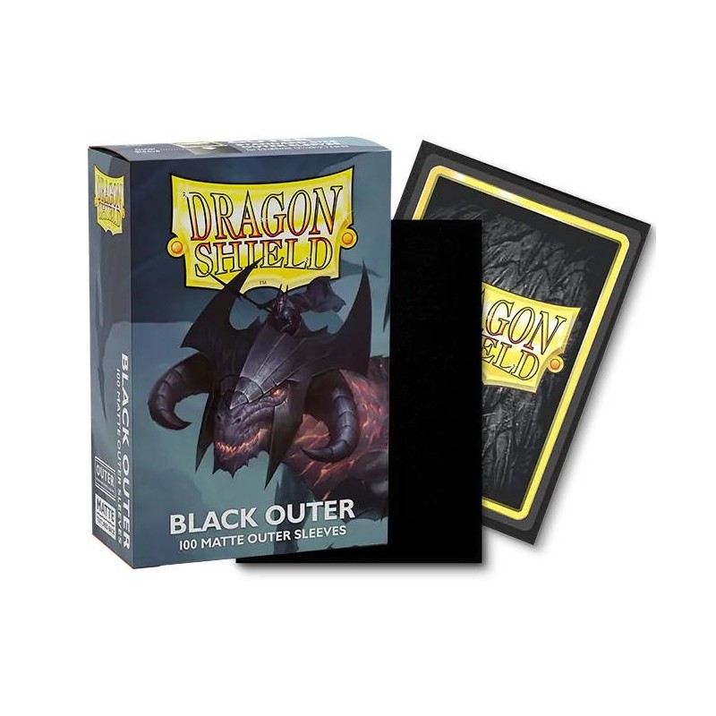 Dragon Shield - 100 Sleeves Outer Matte - Noire
