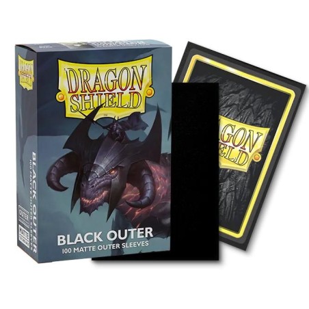 Dragon Shield - 100 Sleeves Outer Matte - Noire