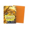 Dragon Shield - 60 Sleeves Japanese Size Matte - Orange