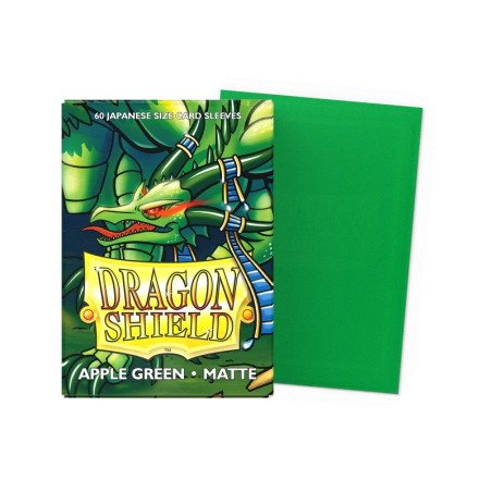 Dragon Shield - 60 Sleeves Japanese Size Matte - Vert Pomme