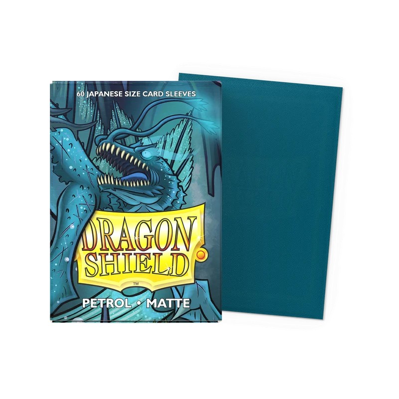 Dragon Shield - 60 Sleeves Japanese Size Matte - Pétrole
