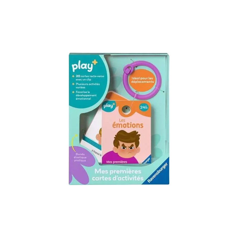 Play+ - Mes premières cartes d'activités: Les émotions