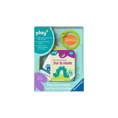 Play+ - Mes premières cartes d'activités: Cherche et trouve sur la route