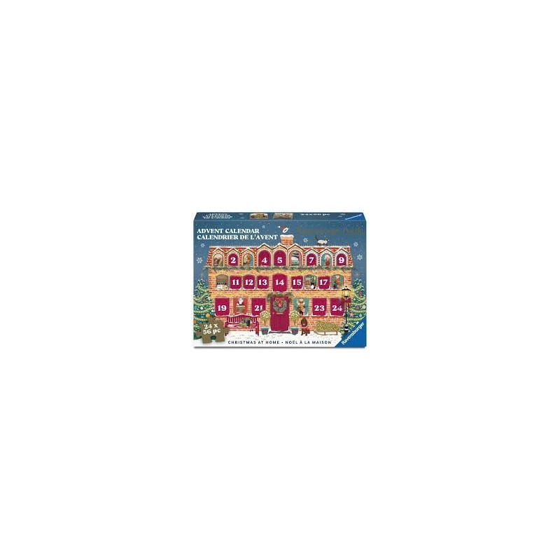 Puzzle - Calendrier de l'avant 2026 : Noël à la maison - 24x56p.
