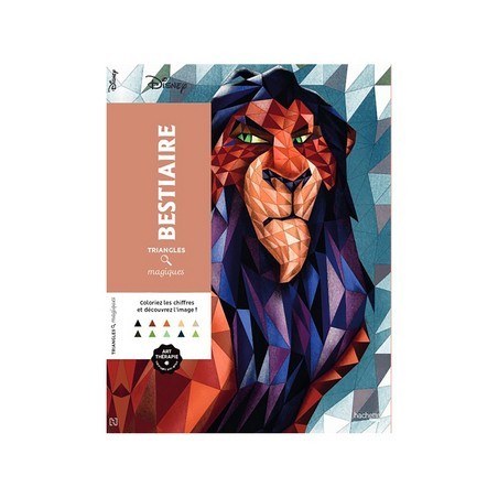 Livre de coloriage - Triangles magiques Disney bestiaire