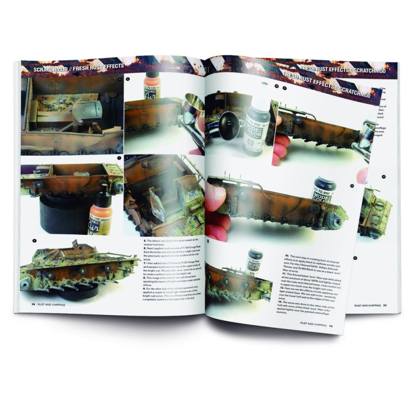 Vallejo - Livre : Rust & Chipping English