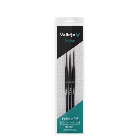 Vallejo - Pinceau : Definition Set Synthetic Fib