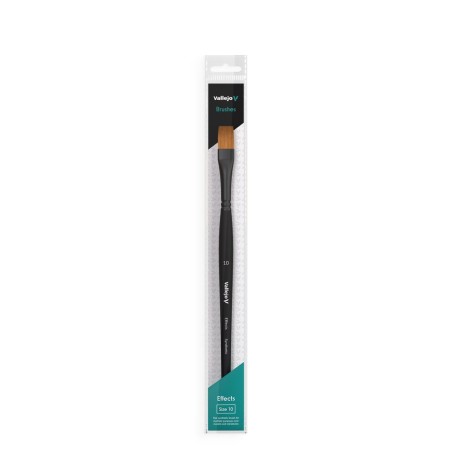 Vallejo - Pinceau : Flat Rectangular Synthetic Br