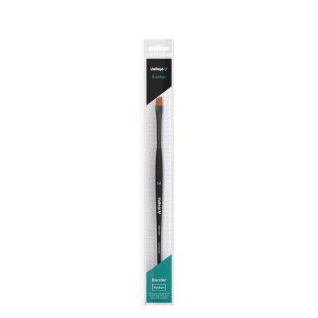 Vallejo - Pinceau : Flat Angled Synthetic Brush M