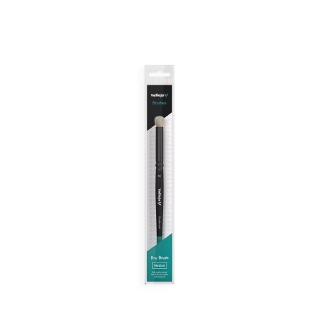 Vallejo - Pinceau : Natural Hair Dry Brush Mediu