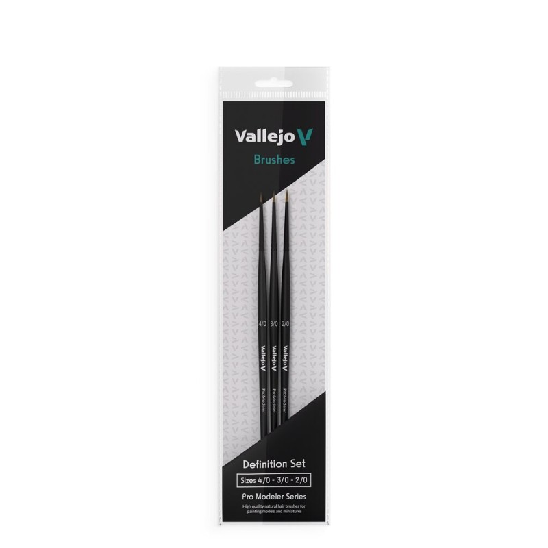 Vallejo - Pinceau : Definition Set Natural Hair