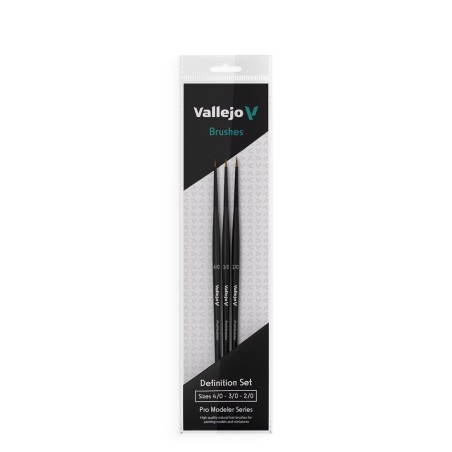 Vallejo - Pinceau : Definition Set Natural Hair