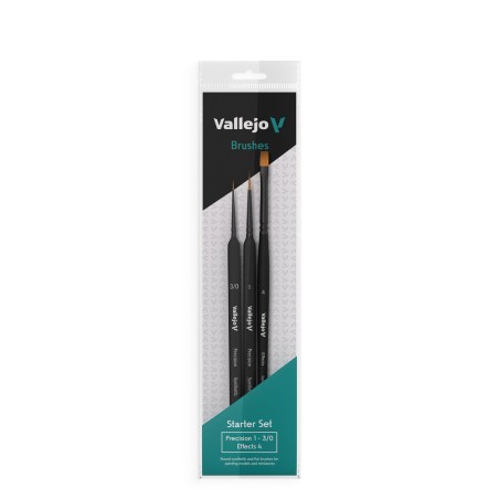 Vallejo - Pinceau : Starter Set (round No.1 & 3/0