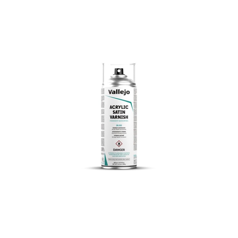 Vallejo - Vernis : Aerosol: Satin Varnish 400 Ml
