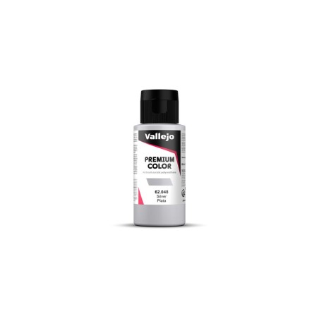 Vallejo - Peinture Premium Color : Silver 60 Ml