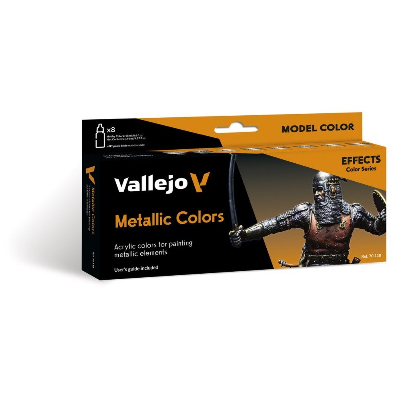 Vallejo - Peinture Model Color : Metallic Colors