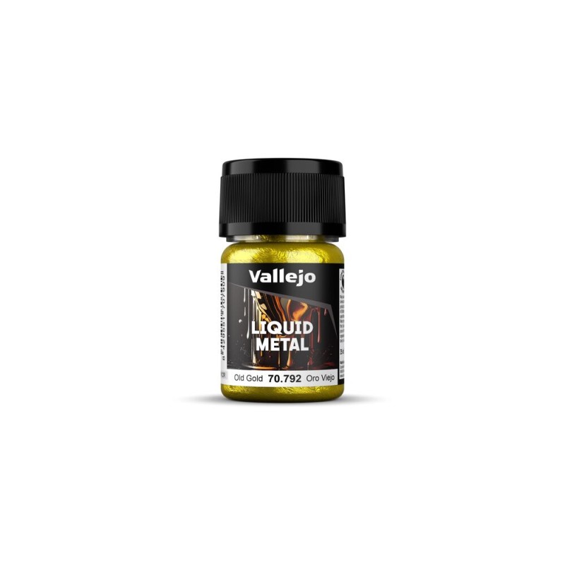Vallejo - Peinture Liquid Metal : Old Gold 35 Ml