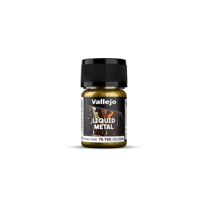 Vallejo - Peinture Liquid Metal : Green Gold 35 M