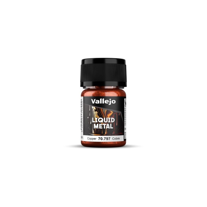 Vallejo - Peinture Liquid Metal : Copper 35 Ml