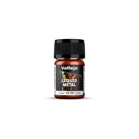 Vallejo - Peinture Liquid Metal : Copper 35 Ml