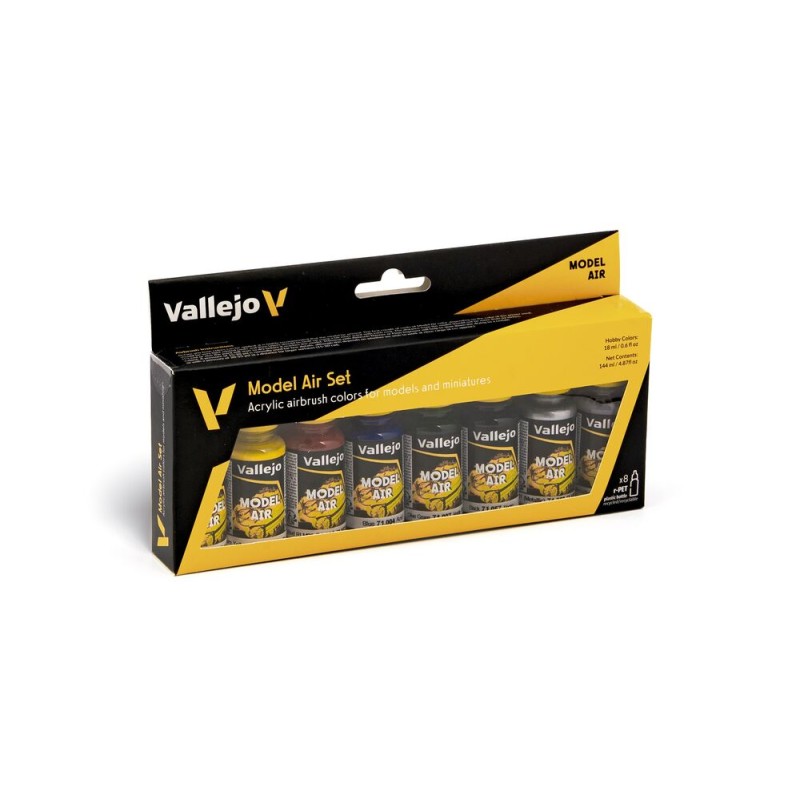 Vallejo - Peinture Model Air : Basic Colors 18 Ml