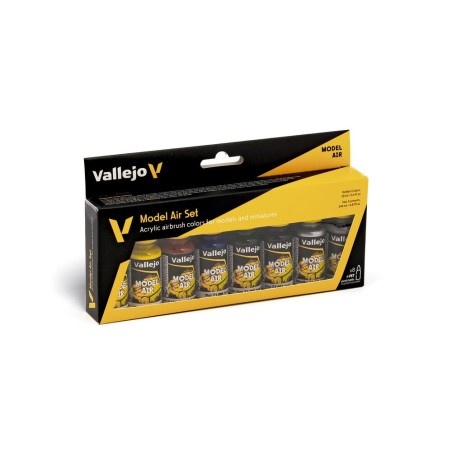 Vallejo - Peinture Model Air : Basic Colors 18 Ml